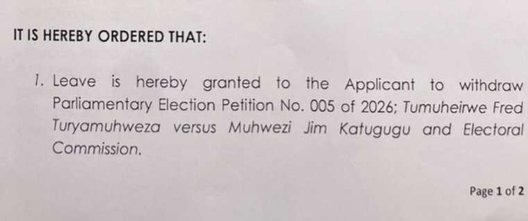 Abaawaba emisango gy’ebyokulonda ababaka ba parliament basatu bajigyeyo mu kooti – minister Jim Muhwezi akakasiddwa okukiikirira Rujumbura