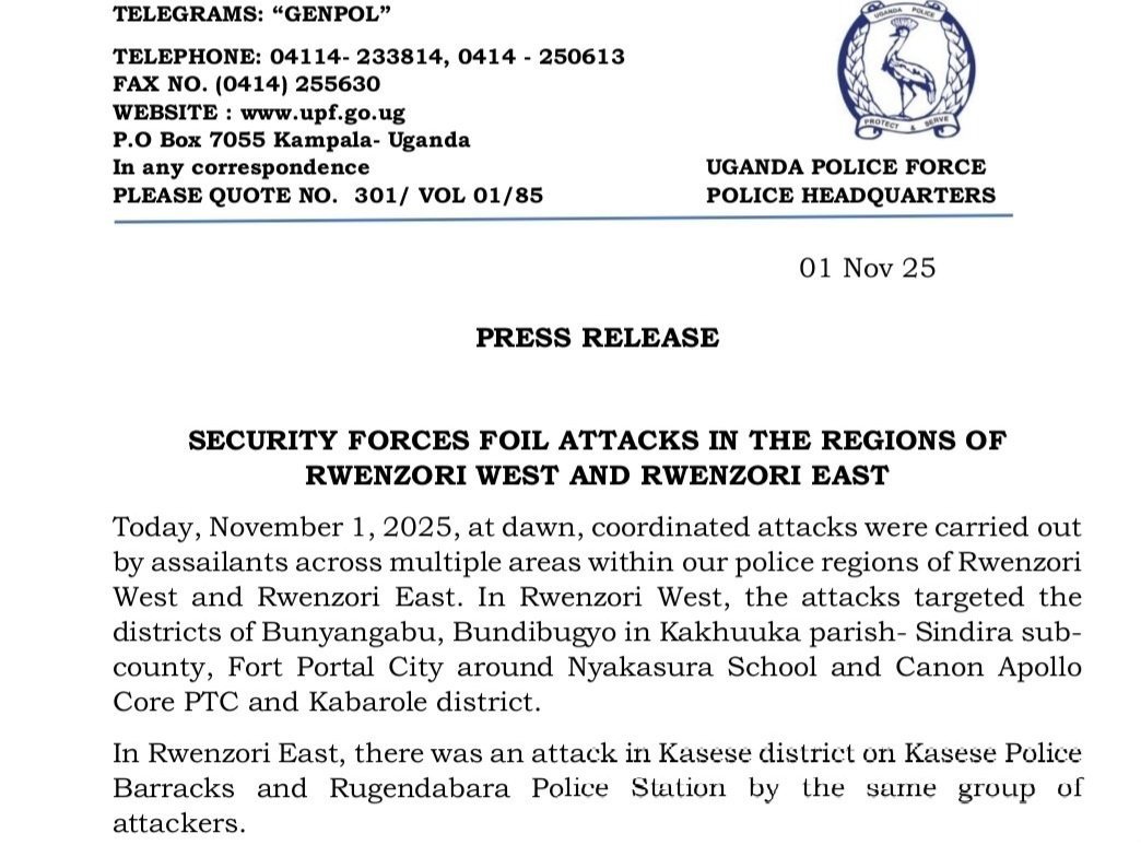 Abazigu balumbye ebitebe bya police mu bitundu bye Rwenzori – waliwo abattiddwa