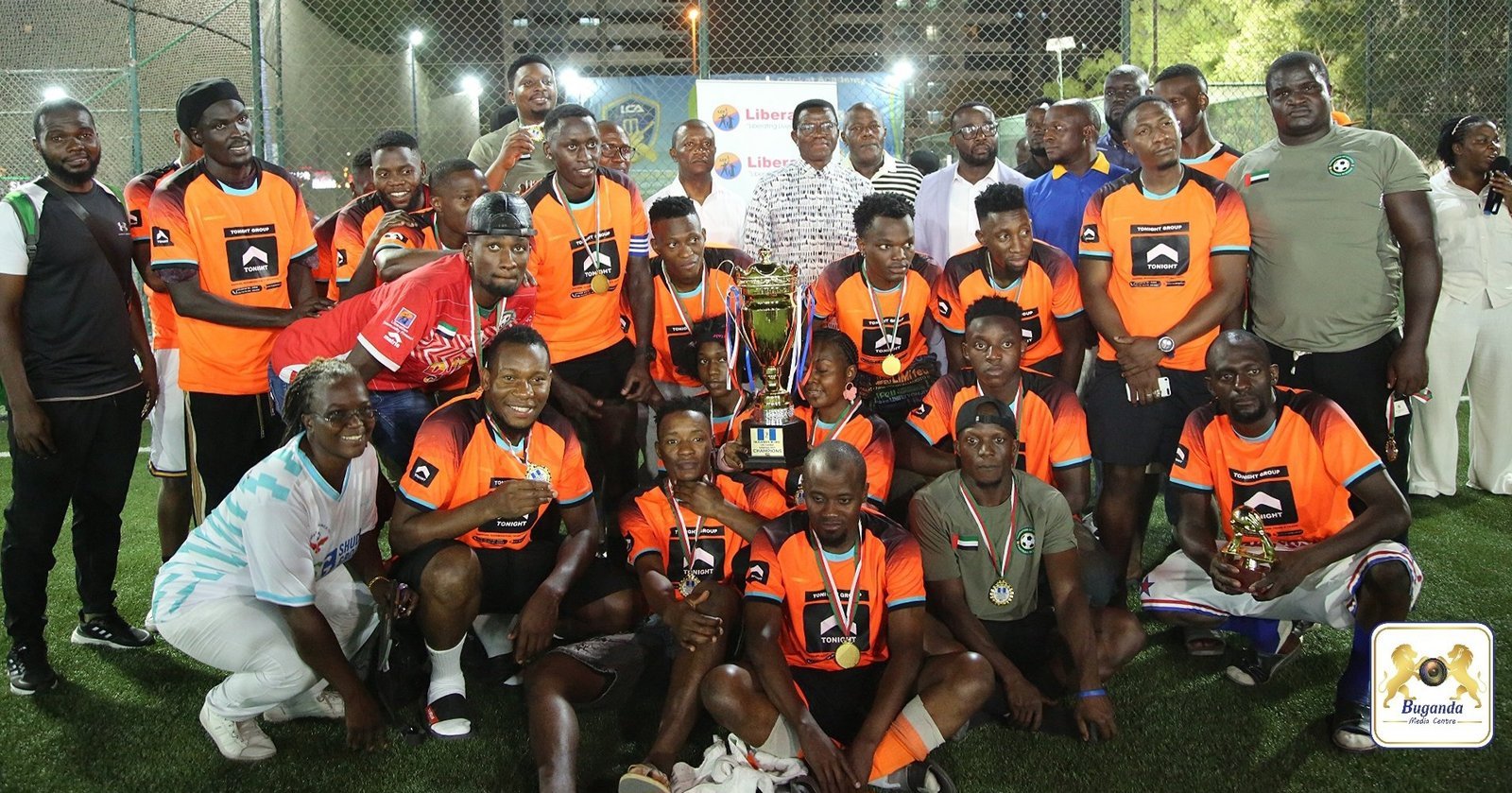 Bannauganda mu United Arab Emirates bavuganyizza mu mupiira ogw’omukwano – guwanguddwa aba Dubai Bulange Buganda Bumu community