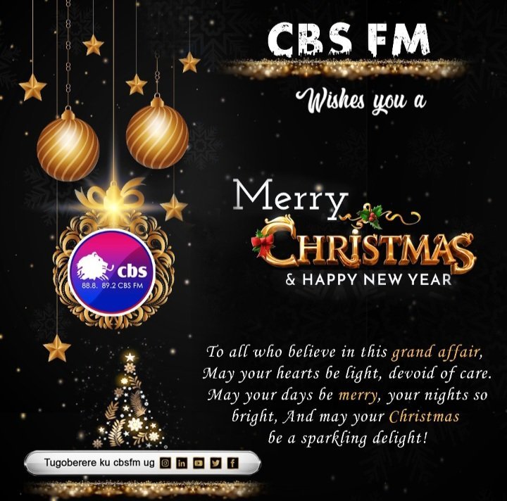 CBS FM ekwagaliza Ssekukkulu ey’emirembe!