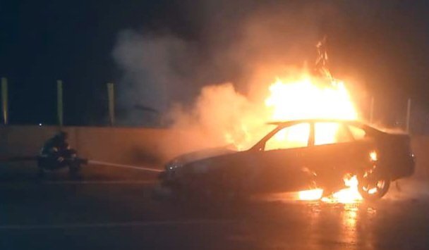 Emmotoka ekutte omuliro ku lutindo lwa Nambigirwa ku Entebbe Express Way