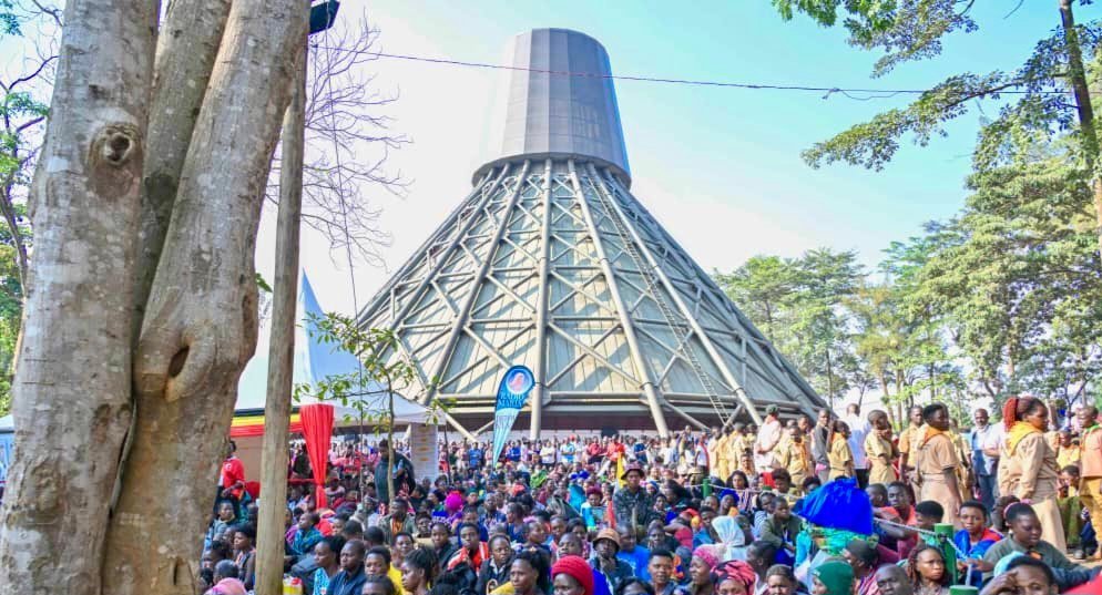 Eno eklezia ye Namugongo ewagikiddwako empagi 22