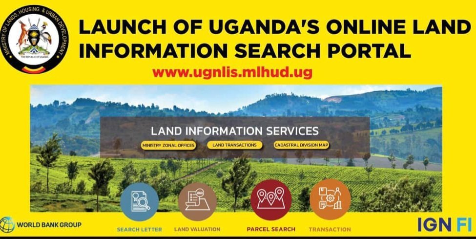 Government ya Uganda etongozza enkola y’okumutimbagano okussiddwa ebintu byonna ebikwata ku ttaka