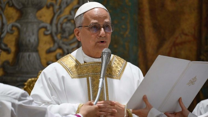 Paapa Leo XIV akulembeddemu missa ye esookedde ddala