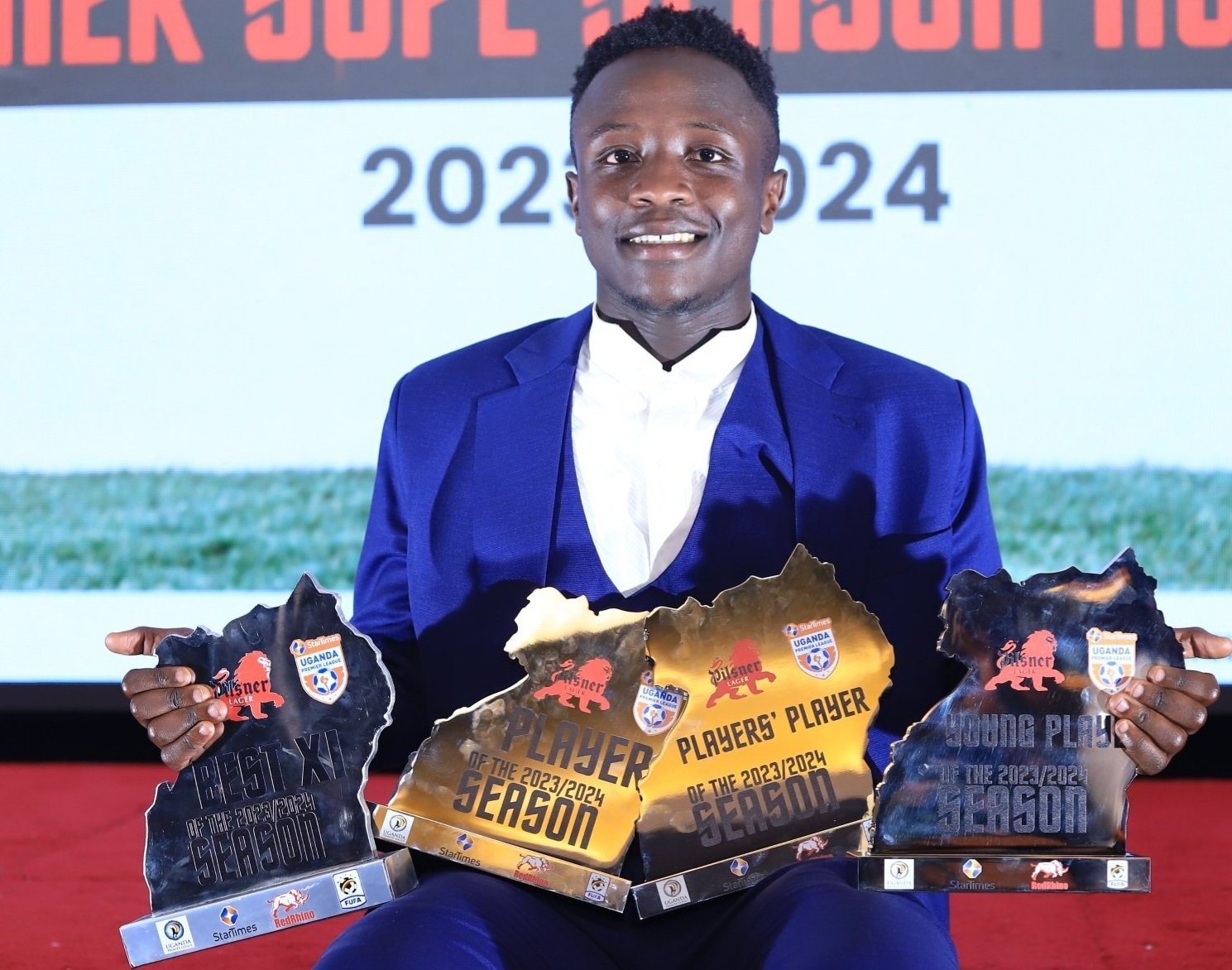 Patrick Jonah Kakande awangudde engule y’omuzannyi asinze mu Uganda Premier League- 2023/2024