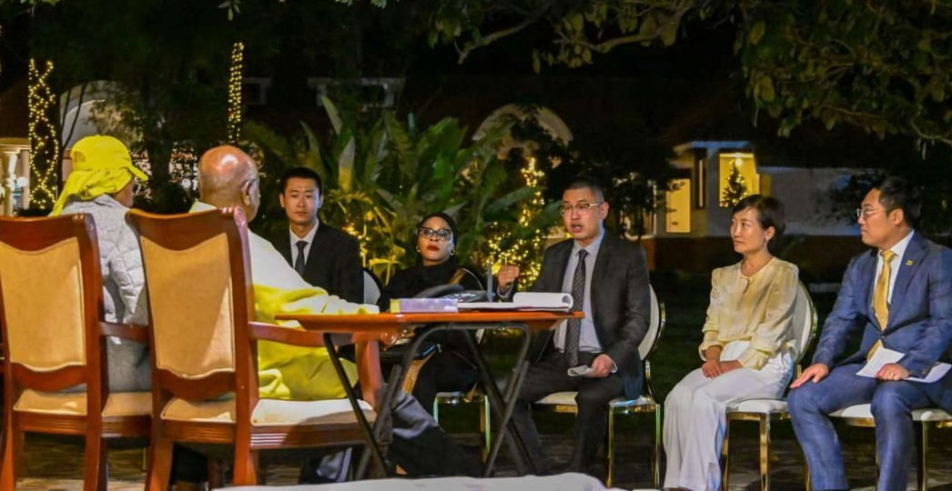 President Museveni meets Chinese  developers over the establishment of their second industrial park in Masaka region , following Mbale succes