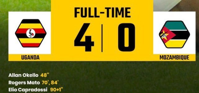 Uganda Cranes eraze amaanyi mu FIFA World Cup Qualifiers 2026 – ekubye Mozambique 4 -0