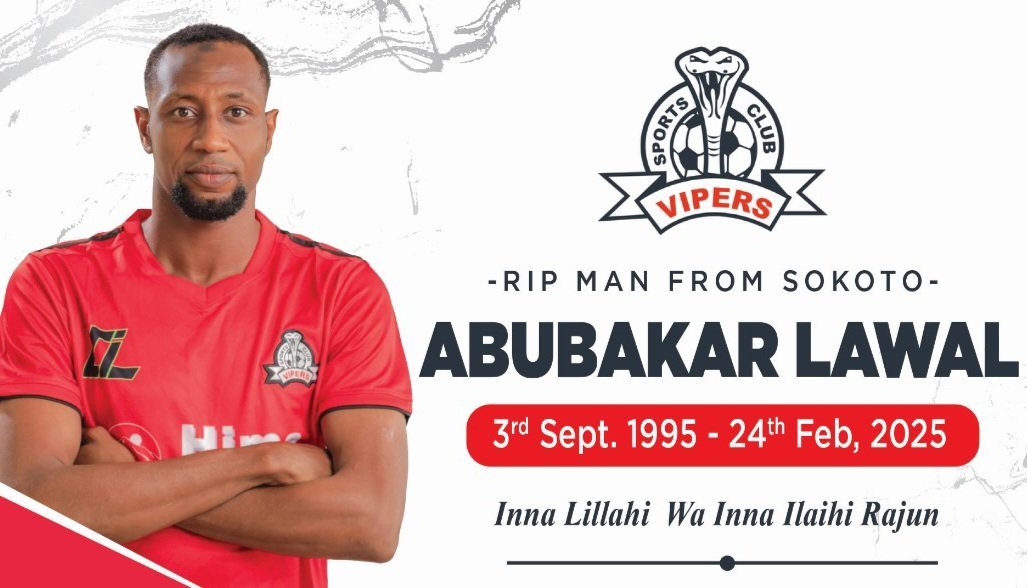 Vipers FC yakusaasanya obukadde bwa shs 200 okuzzaayo omubiri ogw’omugenzi Abubaker Lawal ku butaka e Nigeria