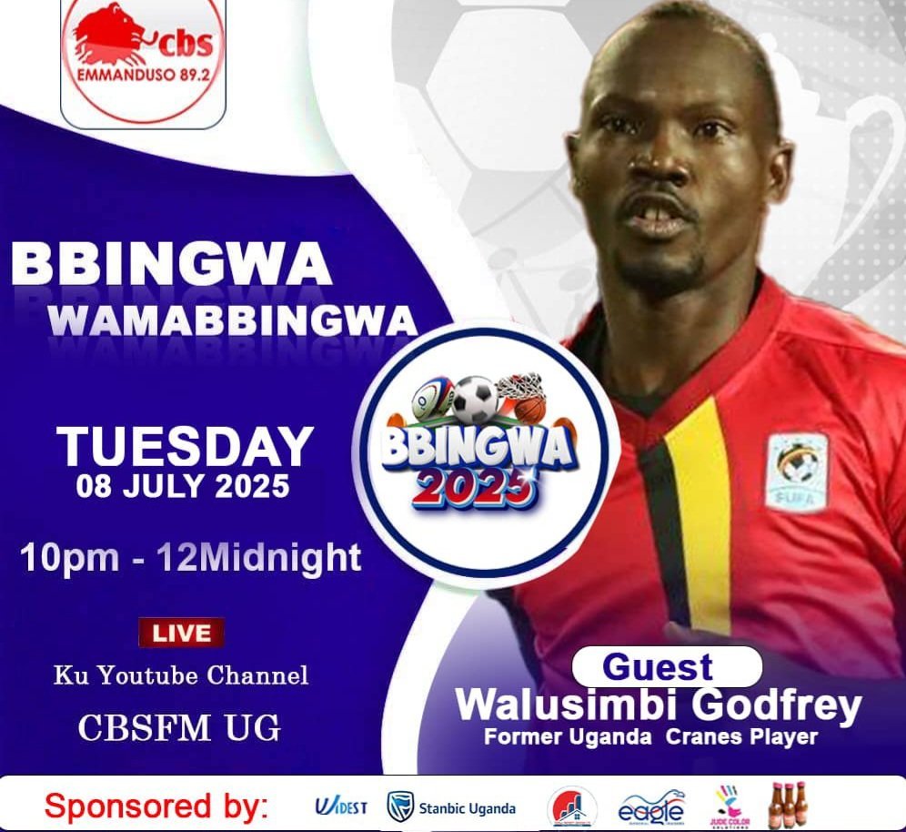 Walusimbi Godfrey eyaliko omuzannyi wa Uganda Cranes ye mugenyi ow’enjawulo mu Bbingwa ku CBS Emmanduso