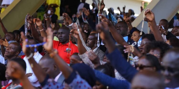 Okukuza olunaku lw’abajulizi e Namugongo 2023 – Abalamazi bebazizza Katonda olw’okusuusa ekirwadde kya Covid 19 mu nsi