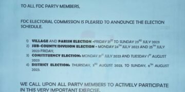 Okulonda mu FDC kwakugenda mu maaso – abamu ku bakulu bakuzize