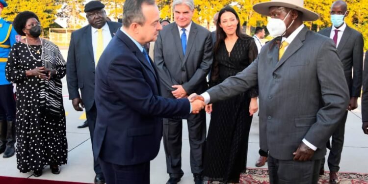 President Museven oluvudde e Russia ayolekedde Serbia