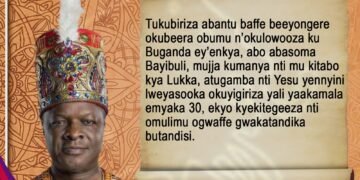 Kabaka Mutebi@30 – mulowooze ku Buganda ey’enkya