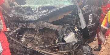 Mbaziira Tonny owa CBS agudde ku kabenje e Masaka – mmotoka ye etomereganye ne Taxi