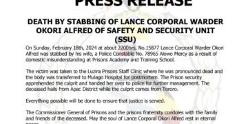 Omusirikale w’amakomera attiddwa mu bukambwe – police ekutte mukyalawe