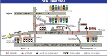 Police eweze siteegi za Bodaboda ne taxi mu bifo ebyetoolodde Namugongo – emmotoka ezitalina sitiika nazo sizakukkirizibwayo