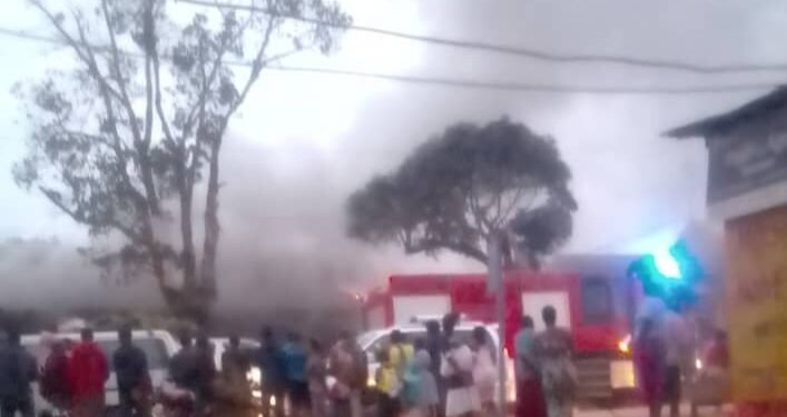 Omuliro gusaanyizaawo ebyamaguzi by’abasuubuzi e Ggangu