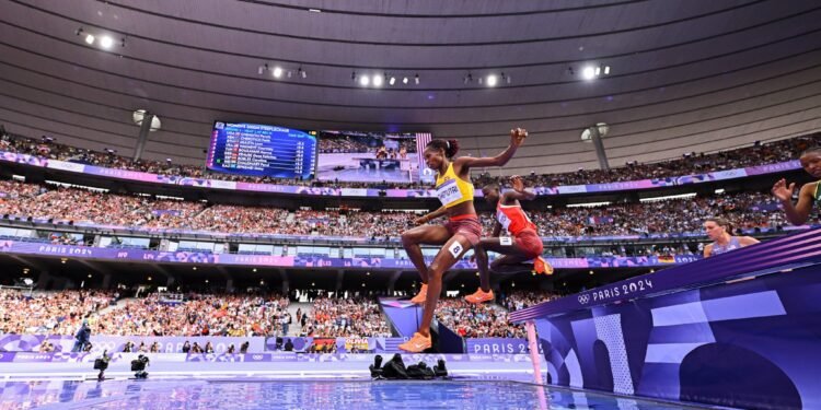 Peruth Chemutai awangulidde Uganda omudaali gwa feeza mu mpaka za  Olympics 2024