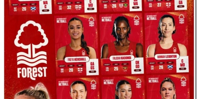 Faridah Kadondi owa She Cranes yegasse ku club ya Nottingham Forest eya Bungereza
