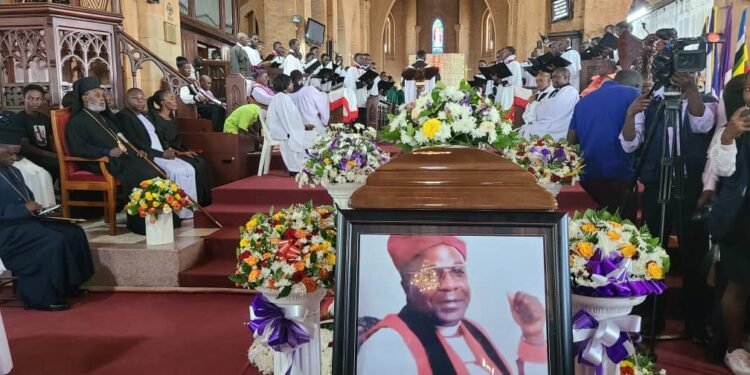 Okusabira omugenzi Bishop Samuel Balagadde Ssekkadde mu lutikko e Namirembe