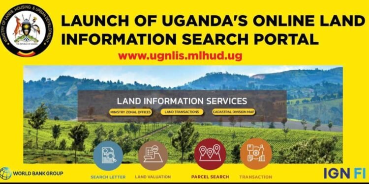 Government ya Uganda etongozza enkola y’okumutimbagano okussiddwa ebintu byonna ebikwata ku ttaka