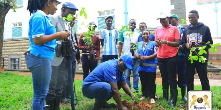 Obwakabaka bwa Buganda ne Rotary Club of Kampala basiimbye ekibira kya Kabaka ku Makerere University