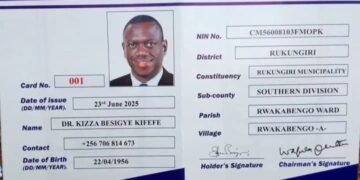 PFF etaandise okuwandiisa ba memba – Dr. Kiiza Besigye ye memba asoose okuwandiisibwa