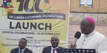 Ssaabasumba Paul Ssemogerere atongozza ebijaguzo eby’emyaka 100 egya eklezia Lutikko eye Lubaga