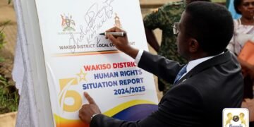 Katikkiro Mayiga atongozza alipoota y’eddembe ly’obuntu mu Wakiso ey’omulundi ogwo 5  – enneeyisa y’abakuuma ddembe abatagoberera mateeka eri ku mwanjo