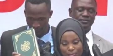 Omuyimbi Hajjati Stecia Mayanja alayiziddwa nga president w’ekibiina ky’ebyo’obufuzi ki National Peasants’ Party