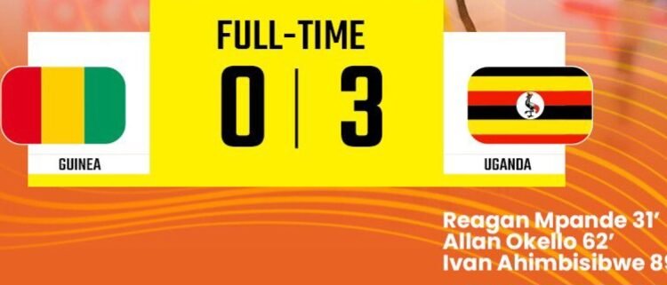 Uganda Cranes ezizza essuubi lya bannauganda ekubye Guinea 3 – 0 mu mpaka za CHAN 2025