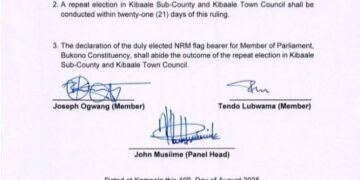 Minister Persis Namuganza awangudde omusango gw’ebyava mu kamyufu ka NRM mu Bukono County – okulonda kwakuddibwamu mu bitundu ebimu