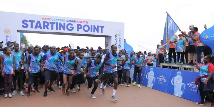 Obuwumbi bwa shs 3 n’ekitundu zezisondeddwa mu misinde gya Rotary Cancer Run