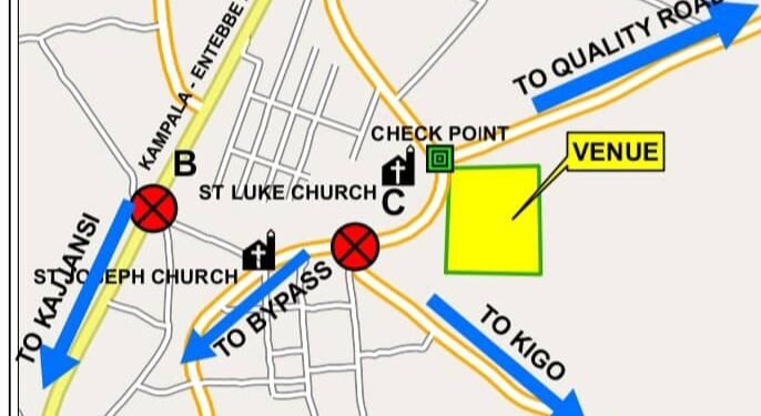 Police ekoze enkyukakyuka mu by’entambula ku luguudo lw’Entebbe – ng’akakiiko k’ebyokulonda kasunsula abagenda okuvuganya ku bwa president bwa Uganda 2026