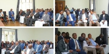 Katikkiro Mayiga asisinkanye Abataka Abakulu b’Obusolya -abajjukiza ensonga 6 Ssaabasajja Kabaka zeyabalambika mu nkola y’emirimu