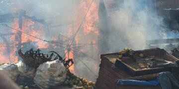 Omuliro gukutte ekitundu ku katale k’e Nakasero