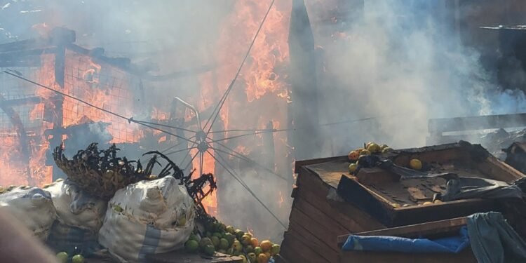 Omuliro gukutte ekitundu ku katale k’e Nakasero