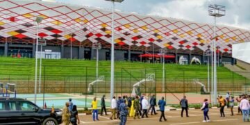 Ekisaawe kya Hoima City Stadium kigguddwawo president Museveni – kizimbiddwa mu myezi 12 gyokka