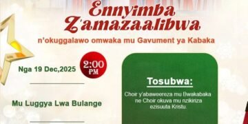 Chrismas Carols mu Bulange e Mengo – nga 19 December,2025