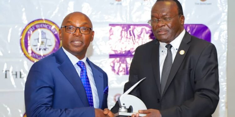 Owiny-Dollo Retires as Chief Justice, Hands Over to Dr Flavian Zeija