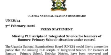 Ebibuuzo by’abayizi ba Bamure Primary School abaakola PLE mu 2025 ebyali byabula bizuuliddwa