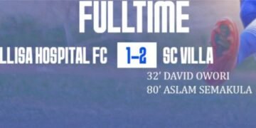 Villa Jogo ekubye Pallisa Hospital mu mpaka za Uganda Cup – egumazeeko n’abazannyi 10