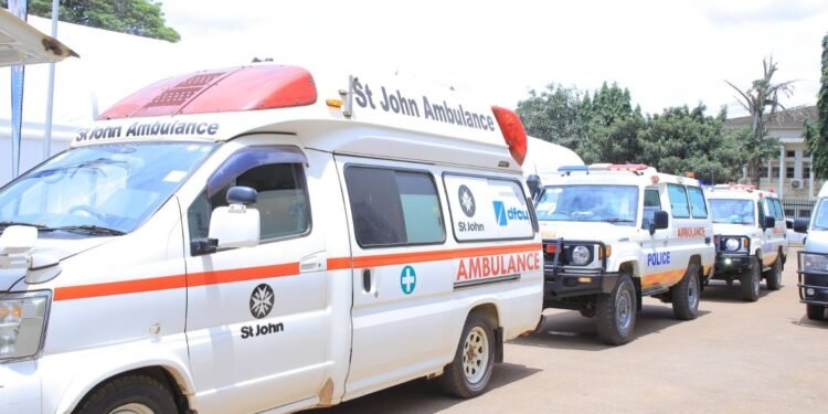 Ebitongole ebyenjawulo biwaddeyo ambulance ezinaayamba abaddusi mu misinde gya Kabaka Birthday run 2026 – police yeemu ku biwaddeyo ambulance
