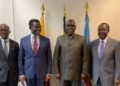 Katikkiro Mayiga akyaddeko ku kitebe kya Uganda mu German – abasabye okwongera okutunda eby’obuwangwa ku lukalala lw’ebyobulambuzi awamu n’okugaziya akatale k’emmwanyi za Uganda