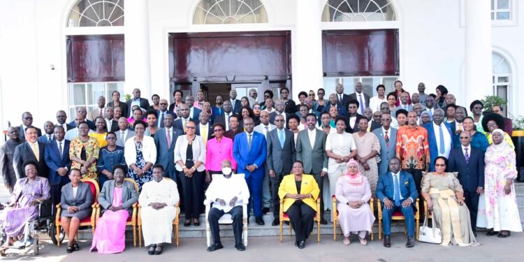 President Museveni akubirizza olukiiko lwa baminister olusookedde ddala mu kisanja ekiggya 2026-2031