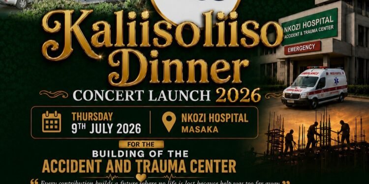 Okutongoza Kaliisoliiso Dinner Concert ku Nkozi Hospital – 09 July,2026