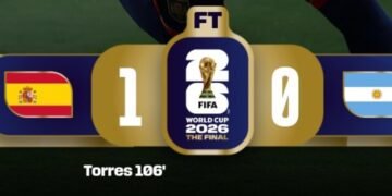 Spain ye Nnantameggwa wa FIFA World Cup 2026 – ekubye Argentina 1 – 0