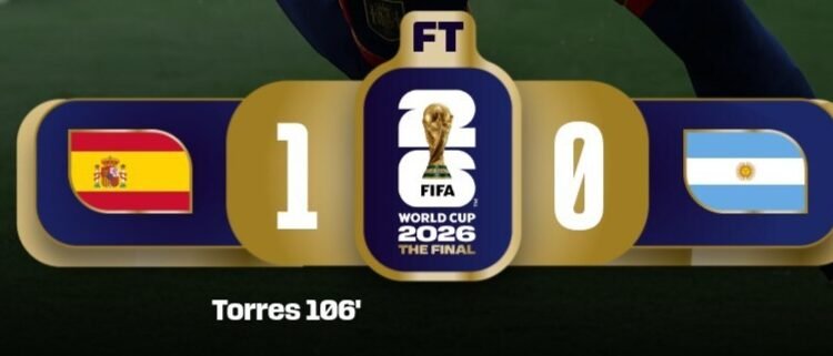 Spain ye Nnantameggwa wa FIFA World Cup 2026 – ekubye Argentina 1 – 0
