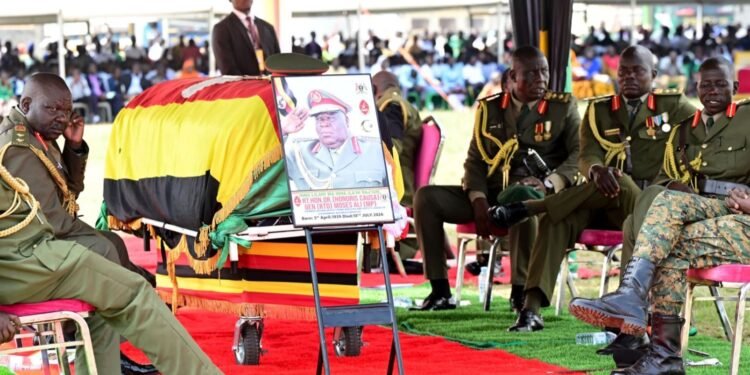 Gen. Moses Ali aziikiddwa mu limbo y’omuzikiti Masjid Taqua okumpi n’amakage mu Adjuman