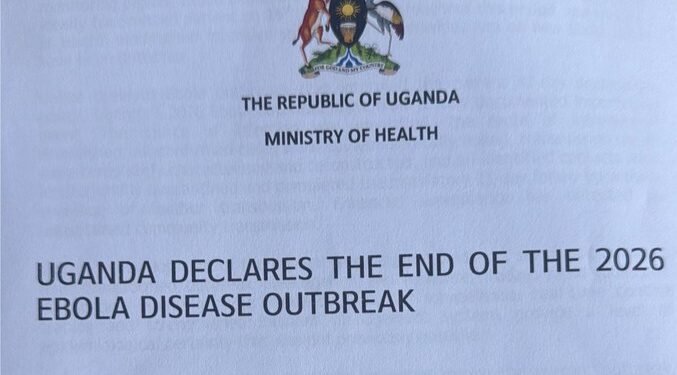 Uganda tekyalimu kirwadde kya Ebola ekyali kyalangirirwa mu May,2026